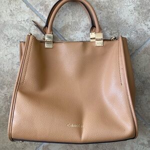 Calvin Klein beige purse
